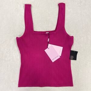 Avec Les Filles Luxe Body Knit Tank Top Size XXL
